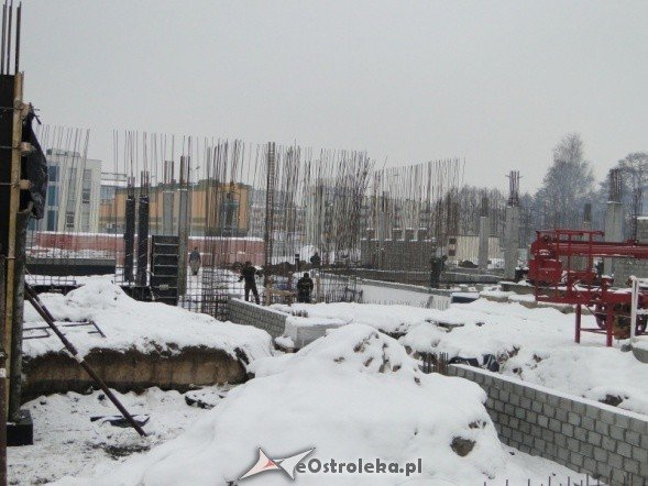 Plac  budowy nowej komendy (26-01-2011) - zdjęcie #16 - eOstroleka.pl