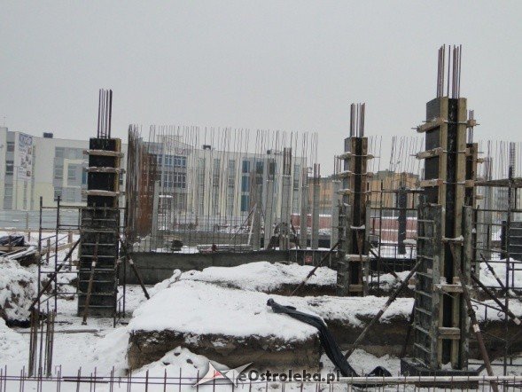 Plac  budowy nowej komendy (26-01-2011) - zdjęcie #17 - eOstroleka.pl