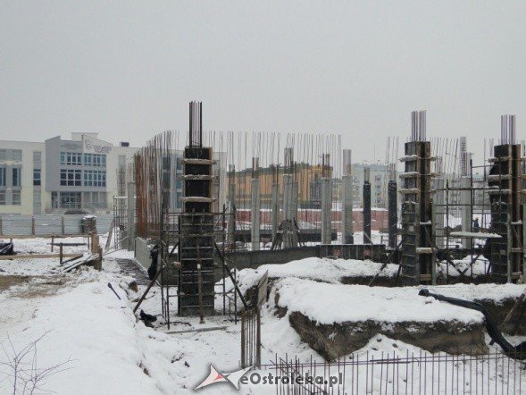 Plac  budowy nowej komendy (26-01-2011) - zdjęcie #15 - eOstroleka.pl