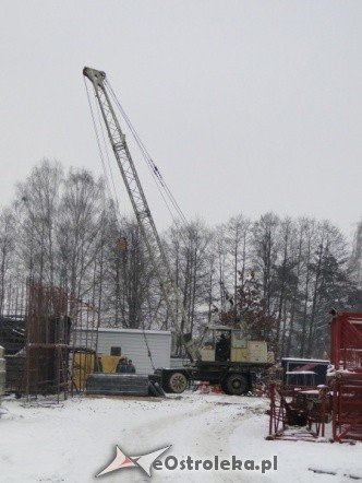 Plac  budowy nowej komendy (26-01-2011) - zdjęcie #21 - eOstroleka.pl