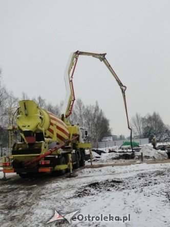 Plac  budowy nowej komendy (26-01-2011) - zdjęcie #26 - eOstroleka.pl