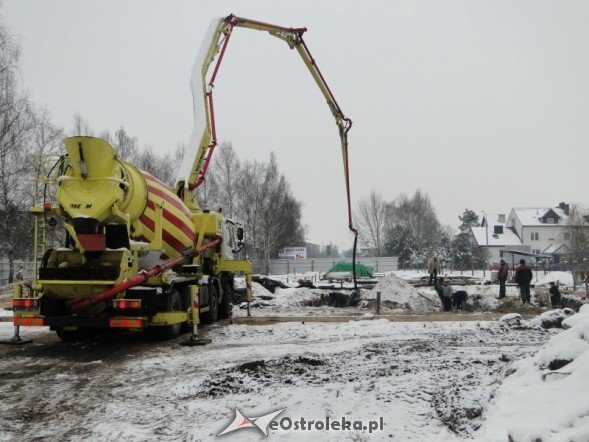 Plac  budowy nowej komendy (26-01-2011) - zdjęcie #6 - eOstroleka.pl