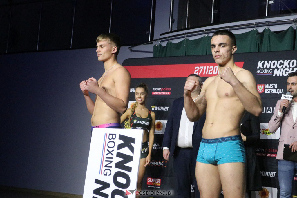 Knockout Boxing Night 19. Ceremonia ważenia [26.11.2021] - zdjęcie #8 - eOstroleka.pl