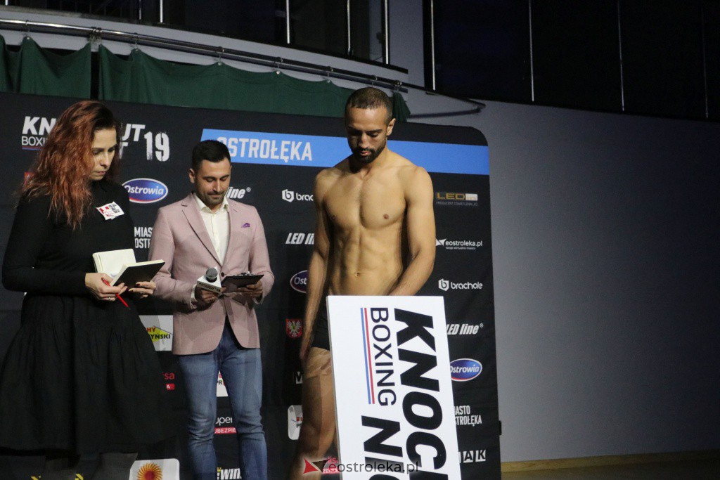 Knockout Boxing Night 19. Ceremonia ważenia [26.11.2021] - zdjęcie #19 - eOstroleka.pl