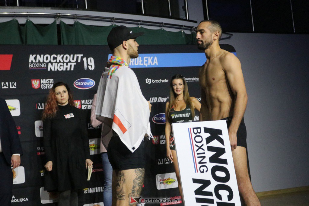 Knockout Boxing Night 19. Ceremonia ważenia [26.11.2021] - zdjęcie #14 - eOstroleka.pl