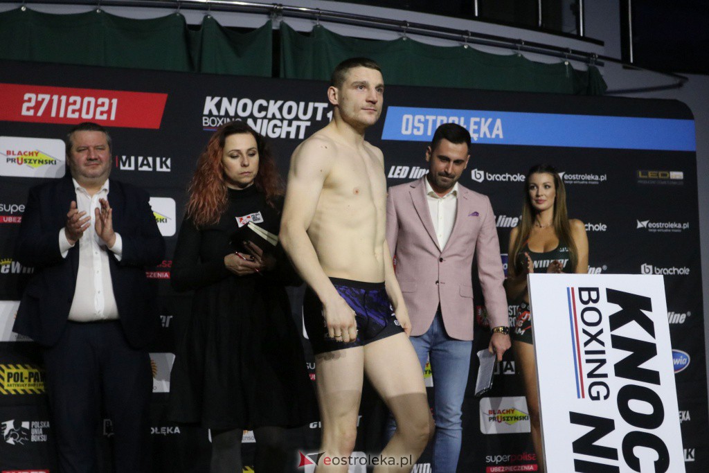 Knockout Boxing Night 19. Ceremonia ważenia [26.11.2021] - zdjęcie #9 - eOstroleka.pl