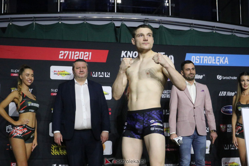 Knockout Boxing Night 19. Ceremonia ważenia [26.11.2021] - zdjęcie #30 - eOstroleka.pl
