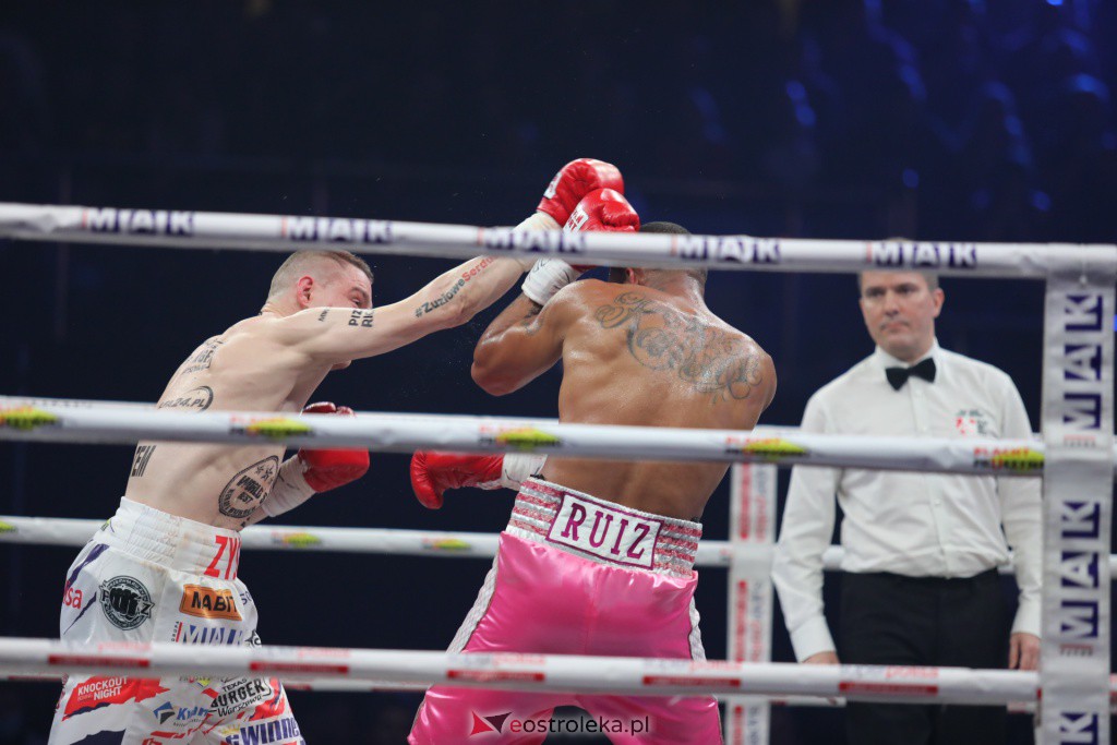 Knockout Boxing Night 19 w Ostrołęce [27.11.2021] - zdjęcie #45 - eOstroleka.pl