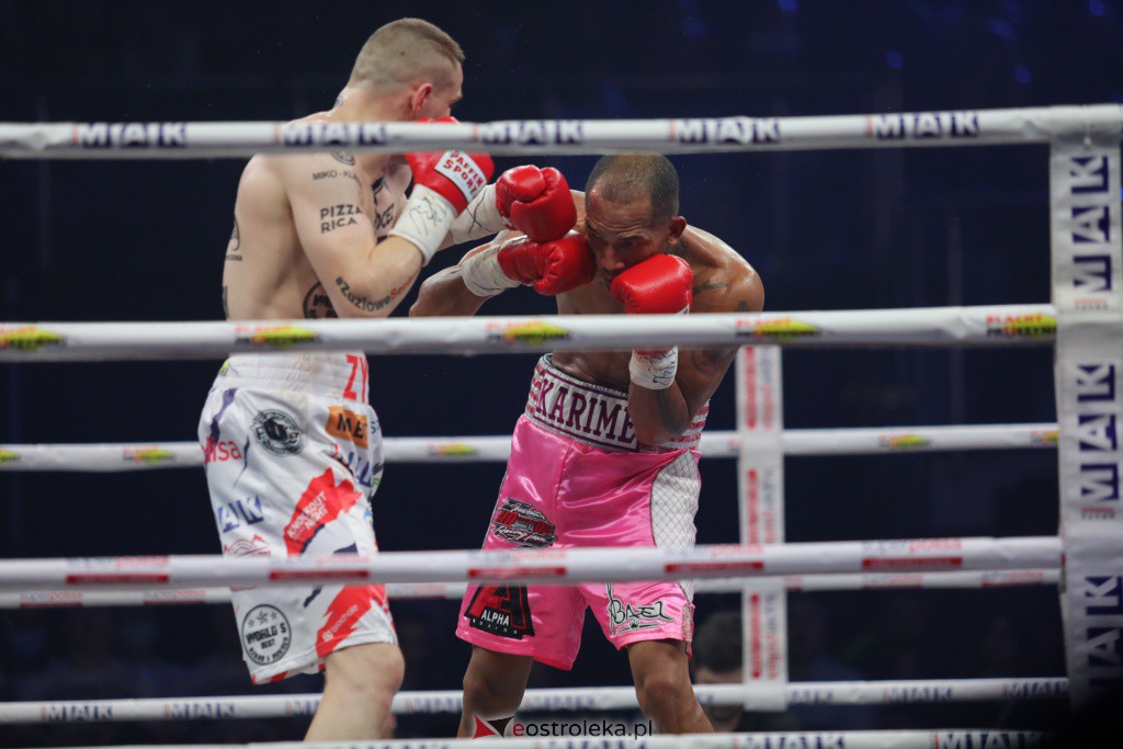 Knockout Boxing Night 19 w Ostrołęce [27.11.2021] - zdjęcie #44 - eOstroleka.pl