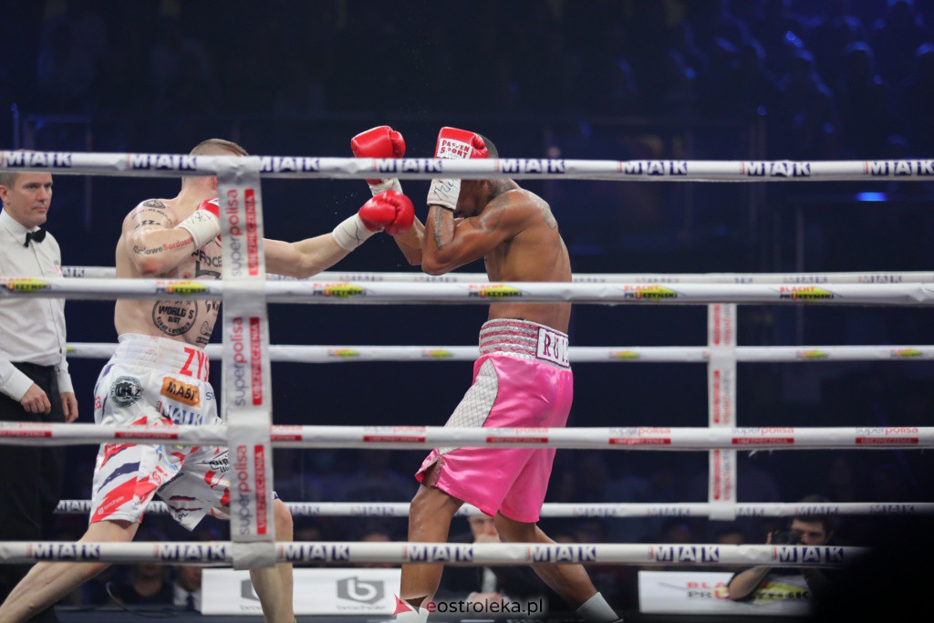 Knockout Boxing Night 19 w Ostrołęce [27.11.2021] - zdjęcie #33 - eOstroleka.pl