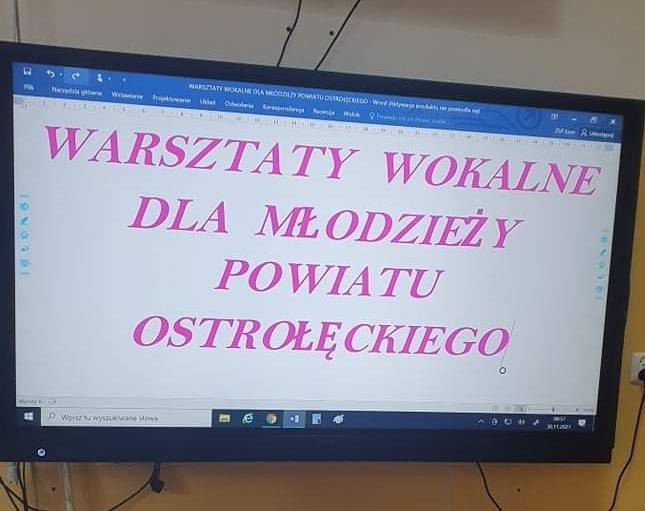Profesjonalne warsztaty wokalne dla młodzieży z powiatu ostrołęckiego w ZSP w Łysych - zdjęcie #6 - eOstroleka.pl