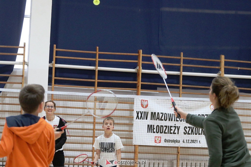 Mistrzostwa Ostrołęki w badmintonie [05.12.2021] - zdjęcie #22 - eOstroleka.pl