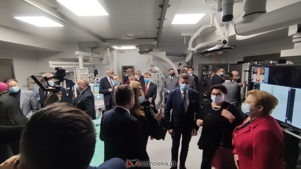 Uroczyste otwarcie Pododdziału Chirurgii Naczyniowej w szpitalu w Ostrołęce [16.12.2021] - zdjęcie #87 - eOstroleka.pl