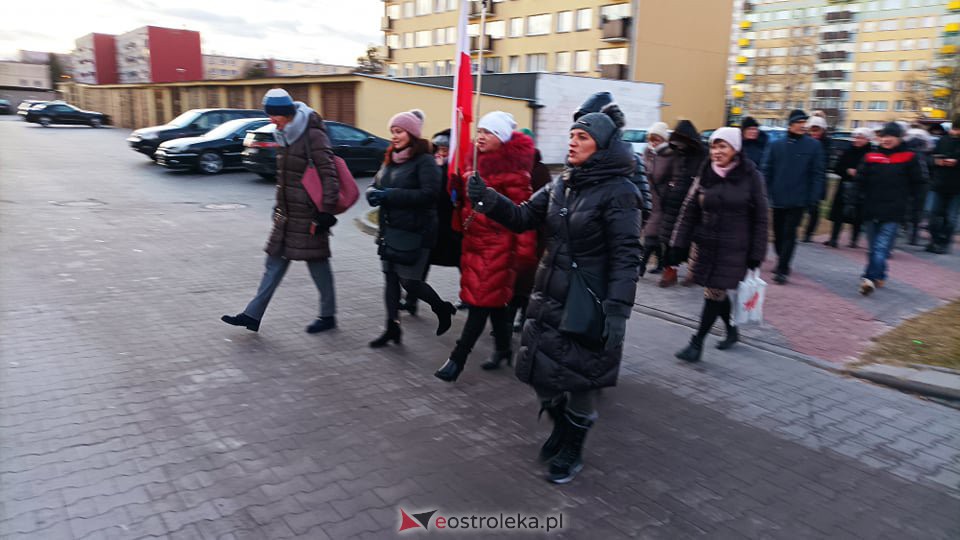 Stop segregacji sanitarnej - protest w Ostrołęce [15.01.2022] - zdjęcie #7 - eOstroleka.pl