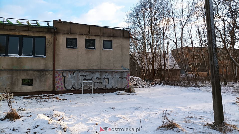 Remont budynku po stołówce PKP na Osiedlu Stacja [17.01.2022] - zdjęcie #1 - eOstroleka.pl