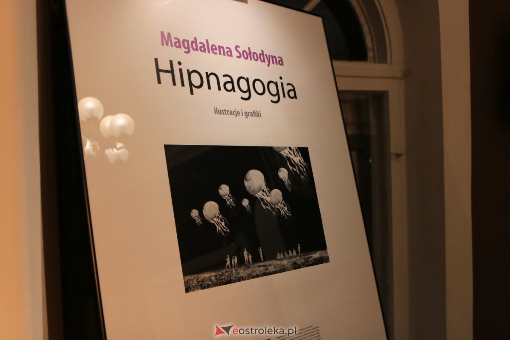 Wernisaż wystawy Hypnagogia Magdaleny Sołodyny w Galerii Ostrołęka [20.01.2022] - zdjęcie #21 - eOstroleka.pl