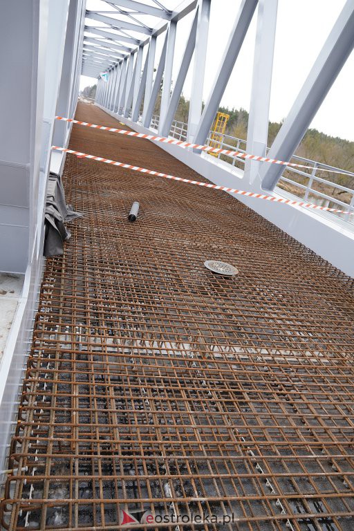 Budowa nowego mostu kolejowego na rzece Narew w Ostrołęce [3.02.2022] - zdjęcie #13 - eOstroleka.pl