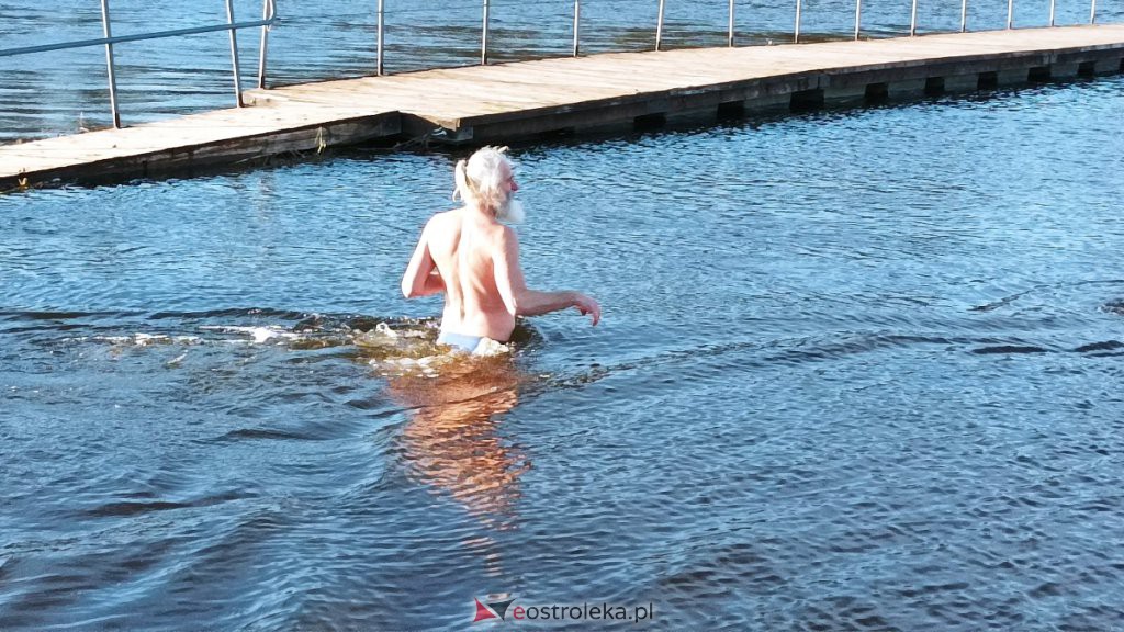 Morsy na plaży w Ostrołęce. Rozgrzewka przed jutrzejszą, dużą akcją [12.02.2022] - zdjęcie #26 - eOstroleka.pl