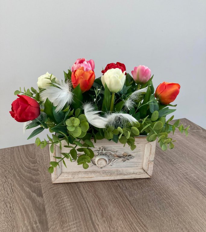 Wiosenne dekoracje i koszyki wiklinowe od Centrum Integracji Społecznej - zdjęcie #12 - eOstroleka.pl