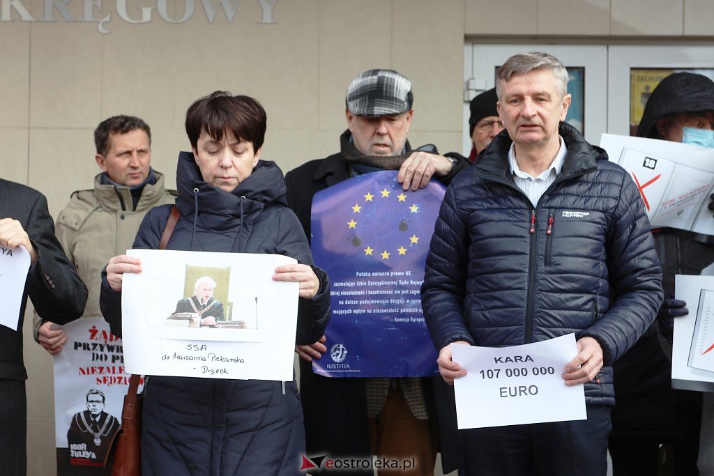 Protest sędziów w Ostrołęce [18.02.2022] - zdjęcie #6 - eOstroleka.pl