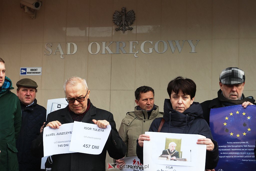 Protest sędziów w Ostrołęce [18.02.2022] - zdjęcie #5 - eOstroleka.pl