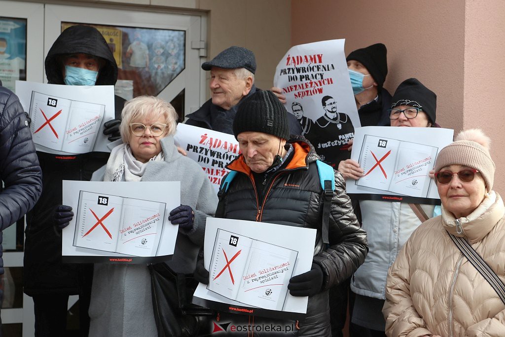 Protest sędziów w Ostrołęce [18.02.2022] - zdjęcie #5 - eOstroleka.pl