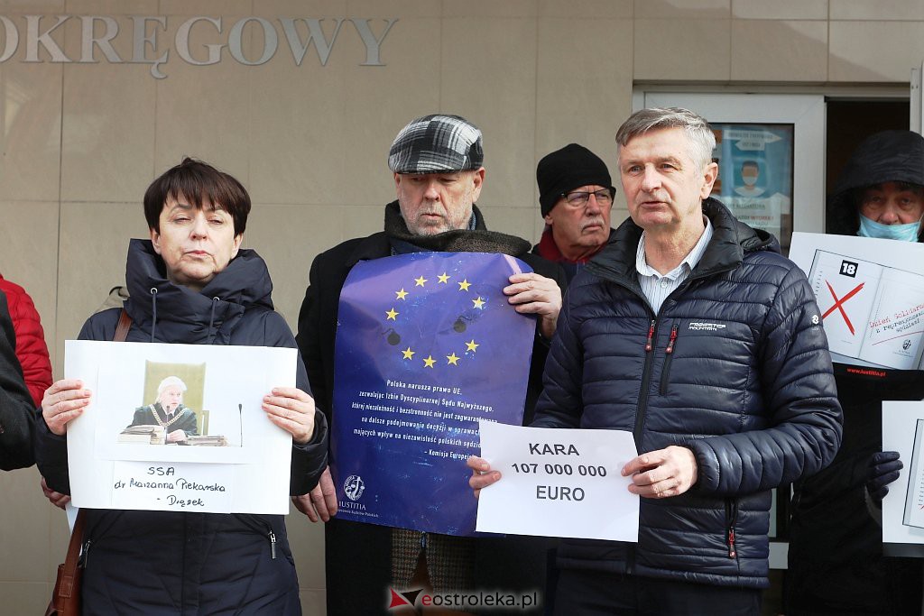 Protest sędziów w Ostrołęce [18.02.2022] - zdjęcie #8 - eOstroleka.pl