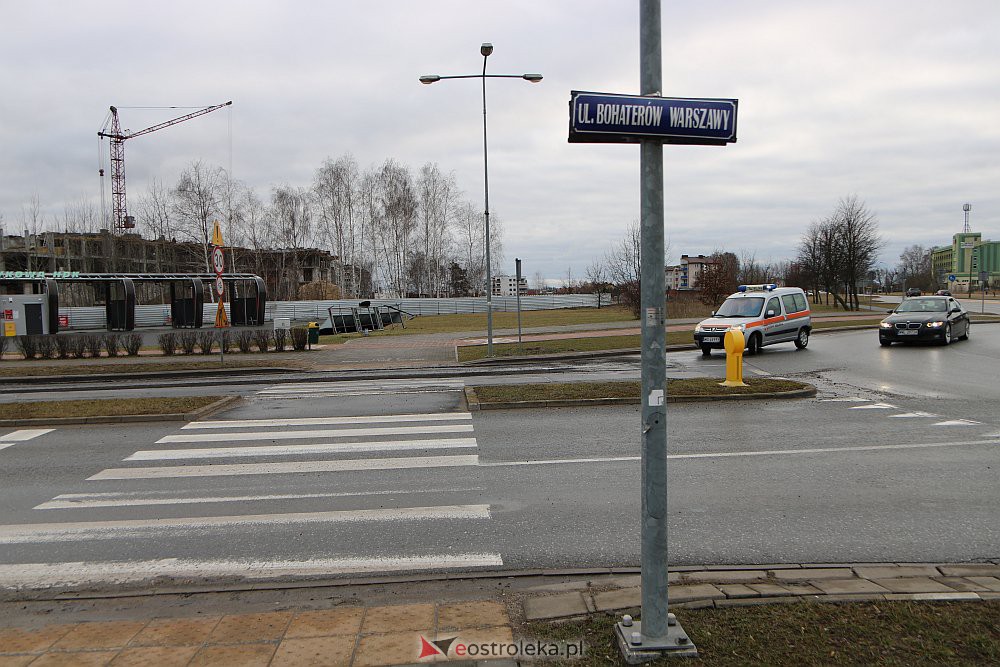 Utrudnienia na mini-obwodnicy w Ostrołęce [22.02.2022] - zdjęcie #16 - eOstroleka.pl