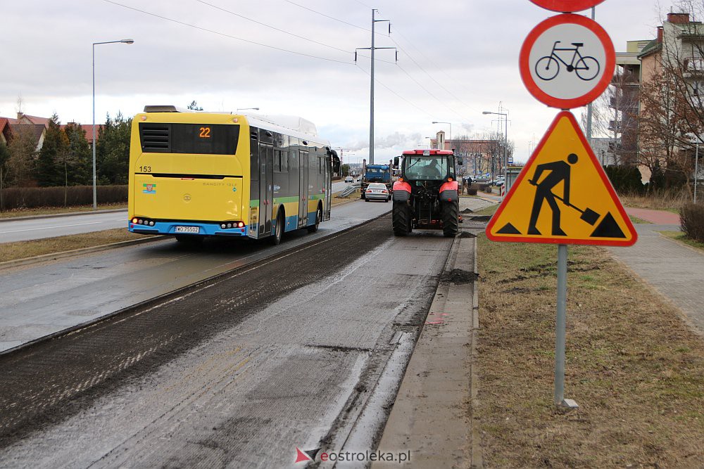 Utrudnienia na mini-obwodnicy w Ostrołęce [22.02.2022] - zdjęcie #1 - eOstroleka.pl