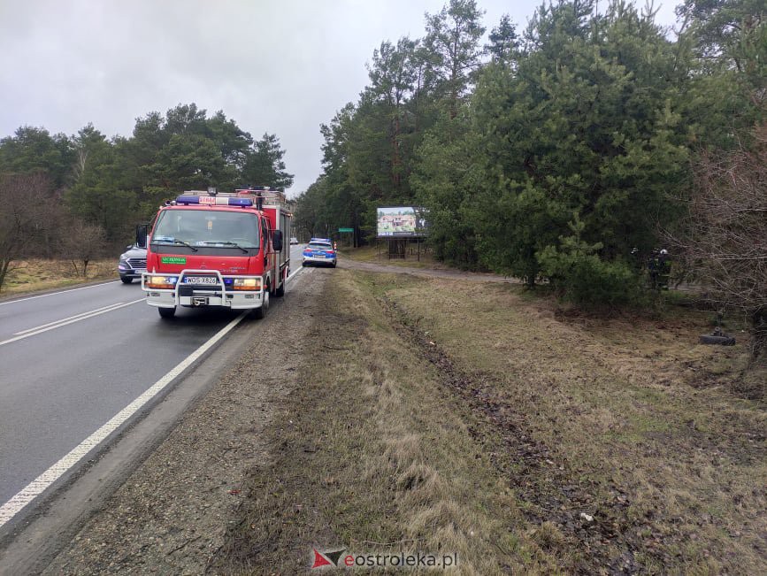 Wypadek na DK-53 między Ostrołęką a Dylewem [23.02.2022] - zdjęcie #6 - eOstroleka.pl