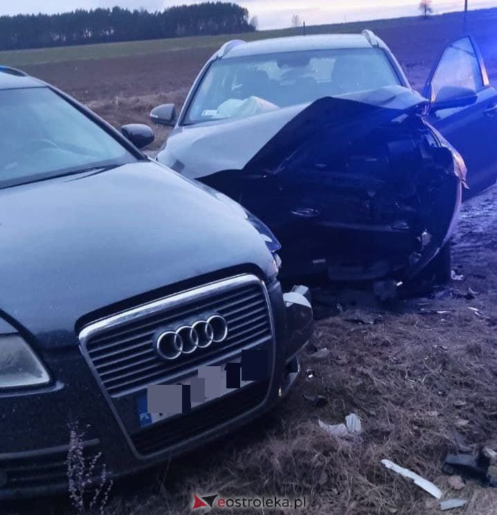 Poważny wypadek. Poszkodowana jedna osoba [25.02.2022] - zdjęcie #4 - eOstroleka.pl