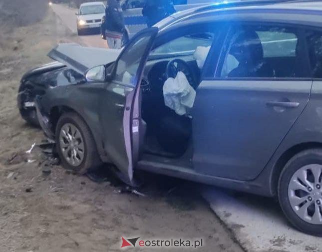 Poważny wypadek. Poszkodowana jedna osoba [25.02.2022] - zdjęcie #3 - eOstroleka.pl