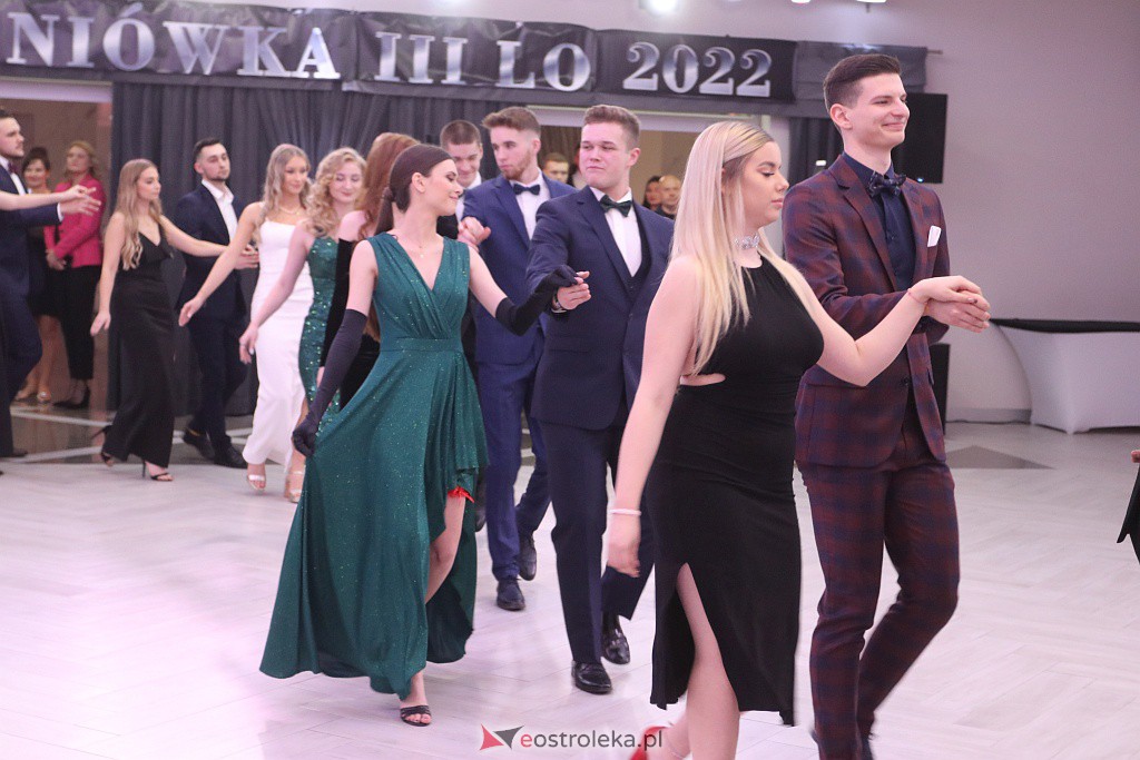 Studniówka 2022. III LO w Ostrołęce [26.02.2022] - zdjęcie #7 - eOstroleka.pl