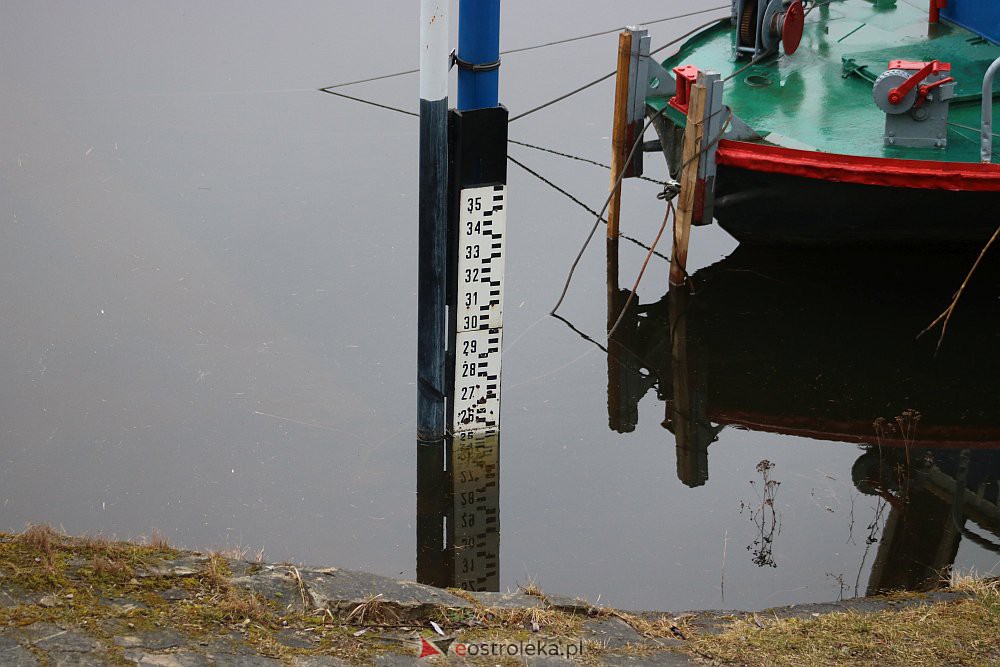 Wysoki poziom wody na Narwi w Ostrołęce [04.03.2022] - zdjęcie #17 - eOstroleka.pl