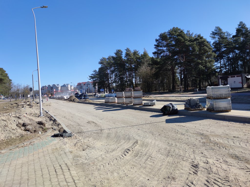 Budowa ronda przy Goworowskiej [11.03.2022] - zdjęcie #4 - eOstroleka.pl