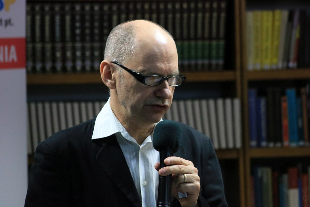 Wiesław Rzońca i Karol Samsel w ostrołęckiej bibliotece. Romantyzm i jego rewizje [18.03.2022] - zdjęcie #11 - eOstroleka.pl