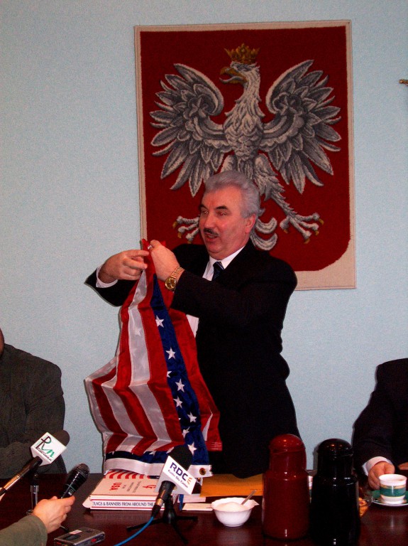 Prezydent Ostrołęki z wizytą w USA [2004] - zdjęcie #2 - eOstroleka.pl