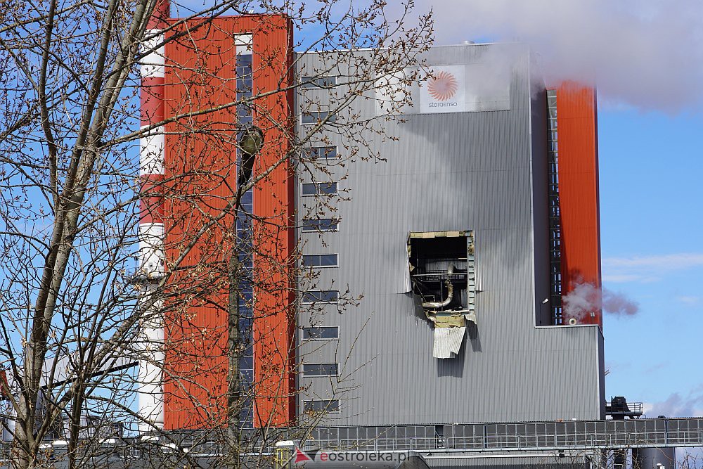 Eksplozja w elektrociepłowni Stora Enso. Trwa akcja ratunkowa [08.04.2022] - zdjęcie #12 - eOstroleka.pl