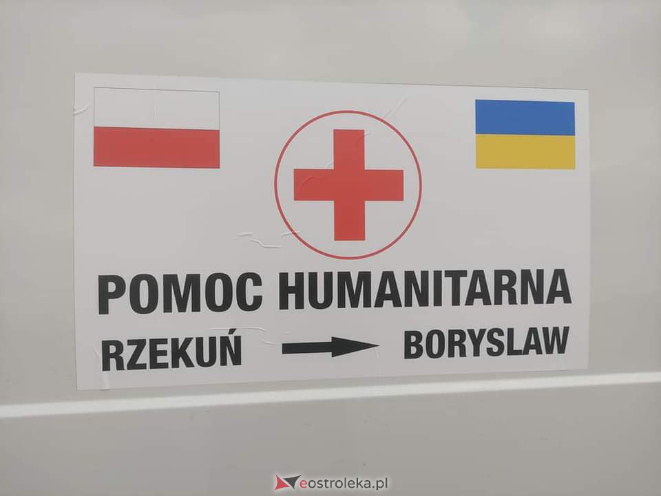 Pojechali z transportem humanitarnym na Ukrainę [20.04.2022] - zdjęcie #8 - eOstroleka.pl