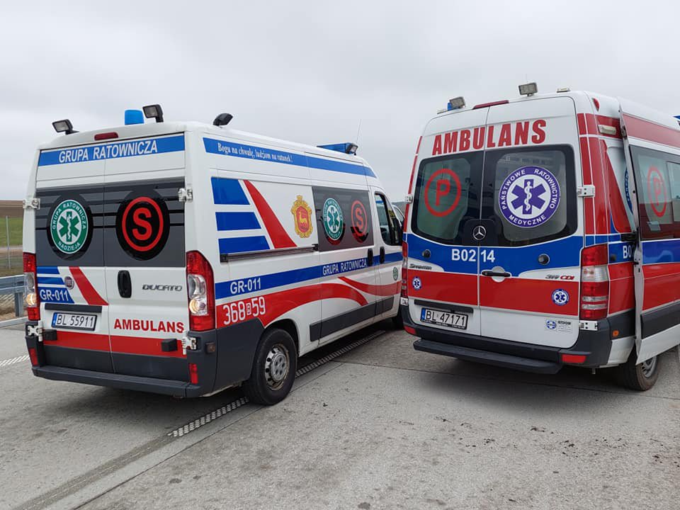 Akcja służb ratunkowych na drodze nr 61.  [26.04.2022] - zdjęcie #24 - eOstroleka.pl