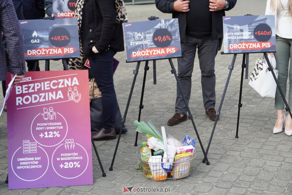 Konferencja posła Arkadiusza Iwaniaka (Nowa Lewica) Drożyzna PiS [29.04.2022] - zdjęcie #11 - eOstroleka.pl