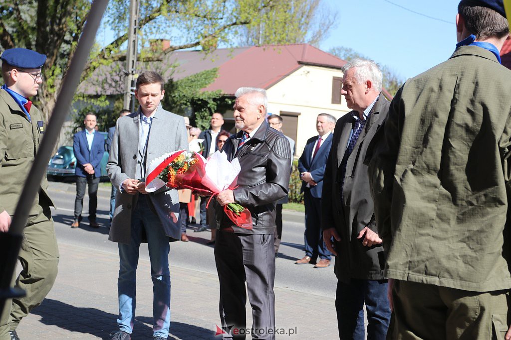 Miejska uroczystość z okazji 231. rocznicy uchwalenia Konstytucji 3 Maja [03.05.2022] - zdjęcie #16 - eOstroleka.pl