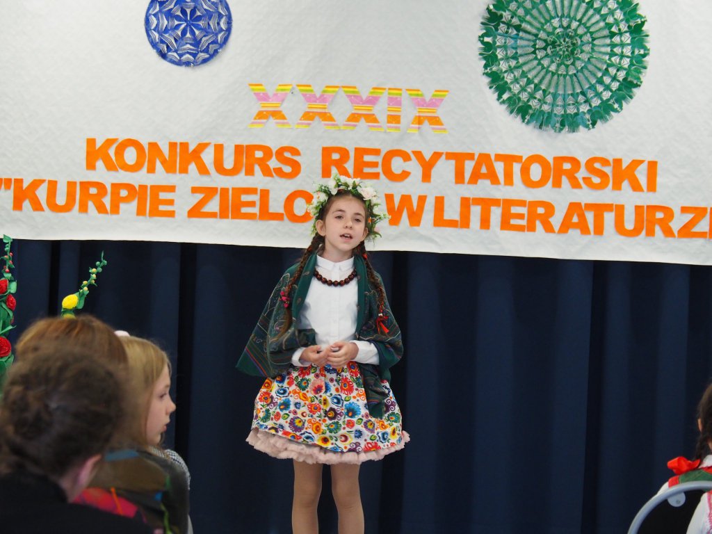 Eliminacje gminne Konkursu Recytatorskiego Kurpie Zielone w Literaturze - zdjęcie #5 - eOstroleka.pl