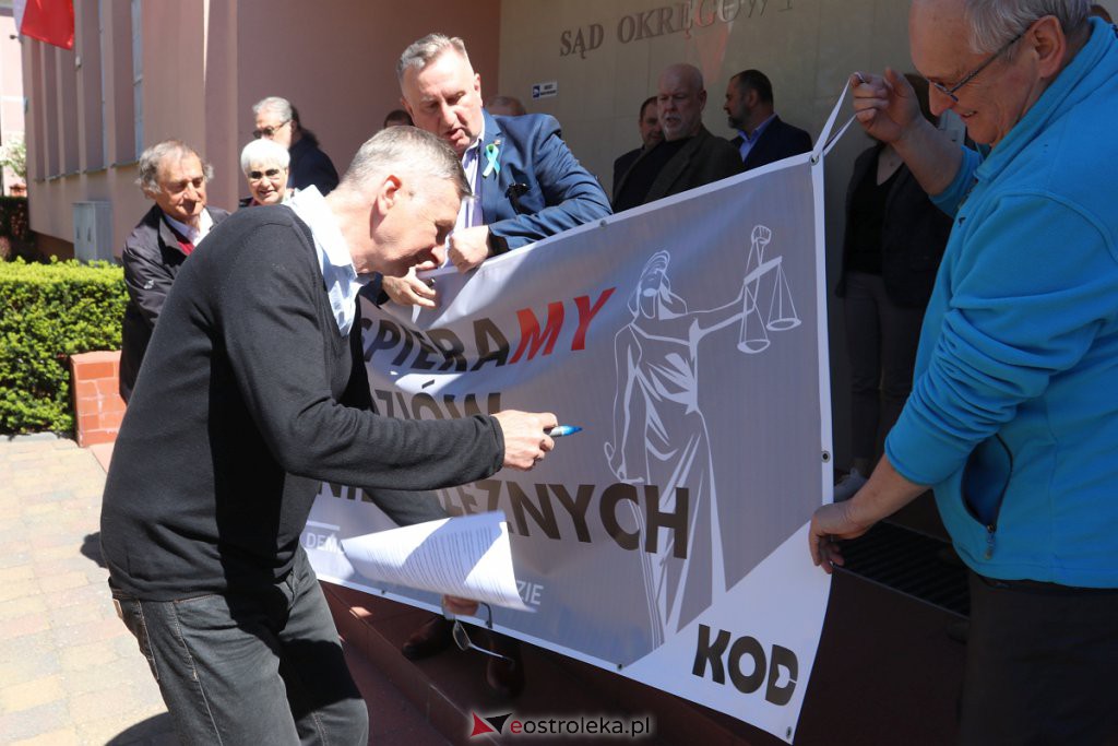 Protest sędziów w Ostrołęce [18.05.2022] - zdjęcie #12 - eOstroleka.pl