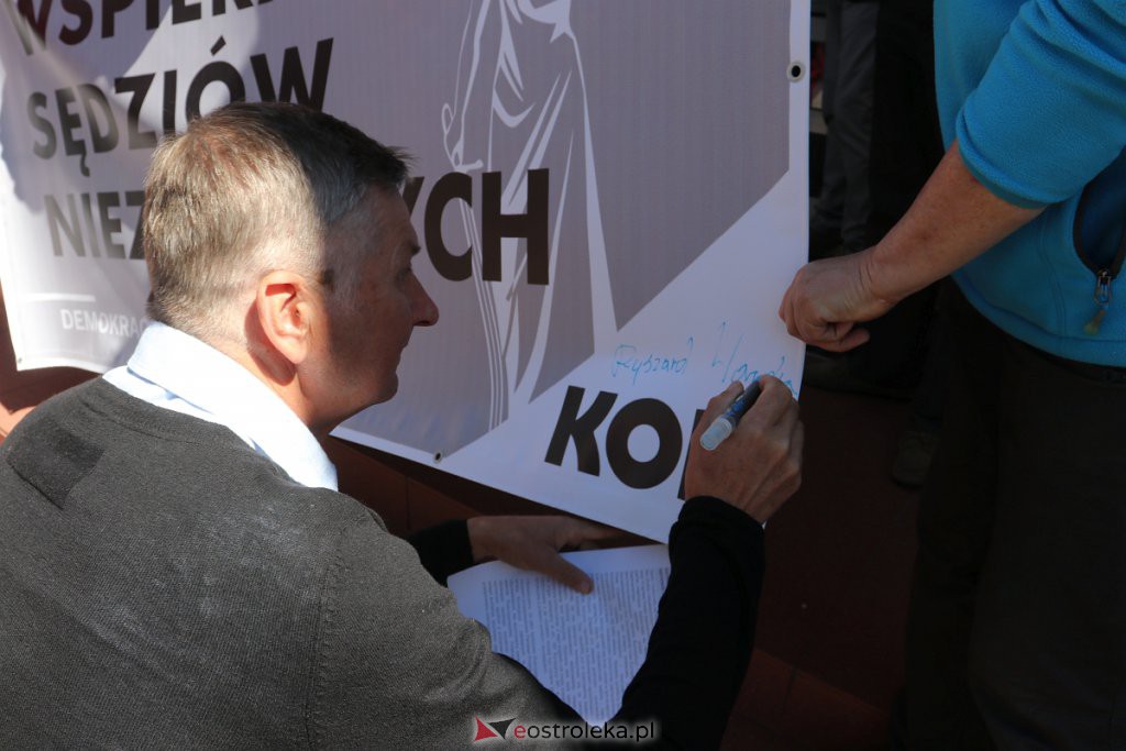 Protest sędziów w Ostrołęce [18.05.2022] - zdjęcie #9 - eOstroleka.pl