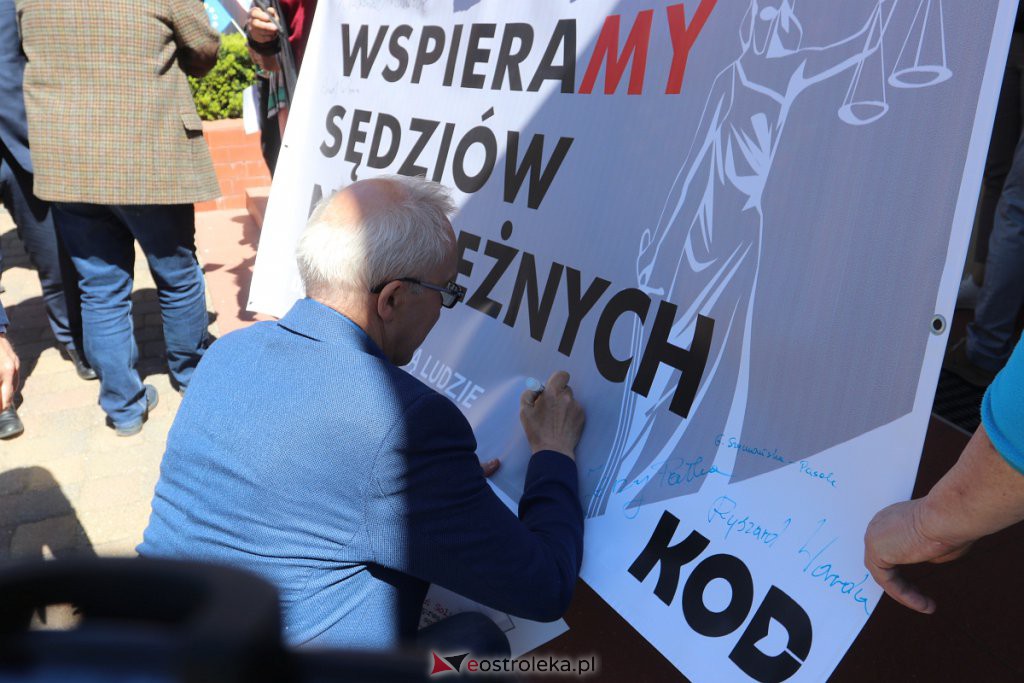 Protest sędziów w Ostrołęce [18.05.2022] - zdjęcie #6 - eOstroleka.pl