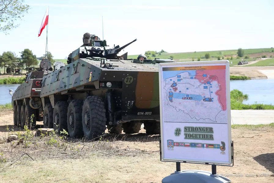 Ćwiczenia DEFENDER–Europe 22 w Nowogrodzie z udziałem Prezydenta PR Andrzeja Dudy [19.05.2022] - zdjęcie #42 - eOstroleka.pl