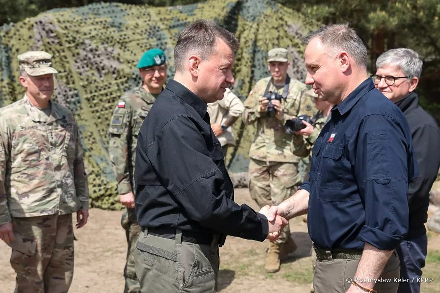 Ćwiczenia DEFENDER–Europe 22 w Nowogrodzie z udziałem Prezydenta PR Andrzeja Dudy [19.05.2022] - zdjęcie #39 - eOstroleka.pl
