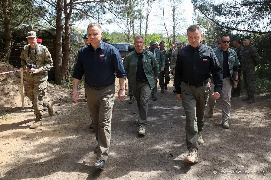 Ćwiczenia DEFENDER–Europe 22 w Nowogrodzie z udziałem Prezydenta PR Andrzeja Dudy [19.05.2022] - zdjęcie #37 - eOstroleka.pl