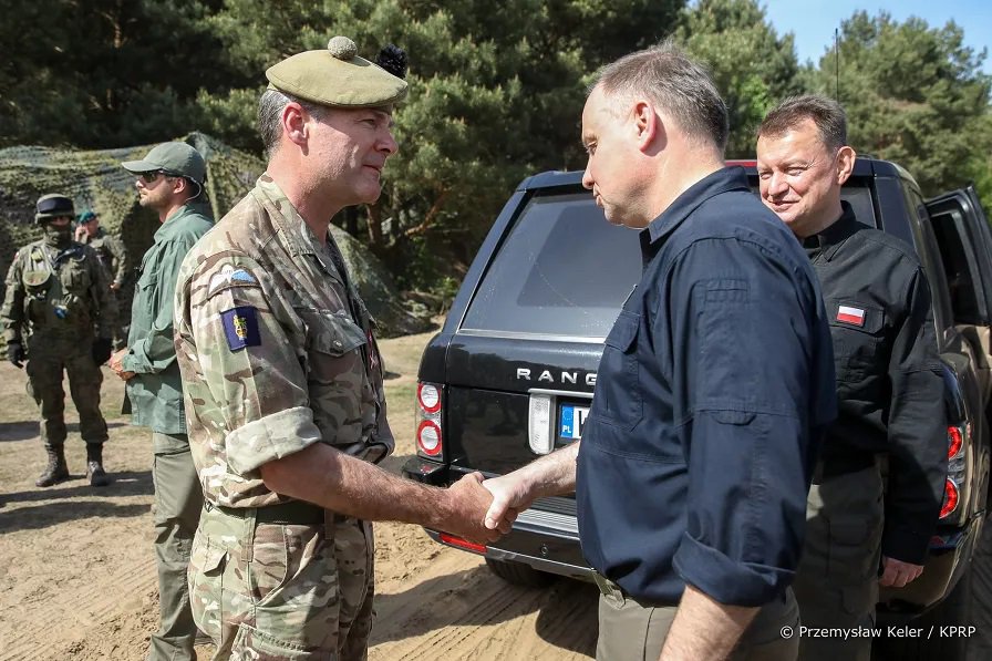 Ćwiczenia DEFENDER–Europe 22 w Nowogrodzie z udziałem Prezydenta PR Andrzeja Dudy [19.05.2022] - zdjęcie #26 - eOstroleka.pl